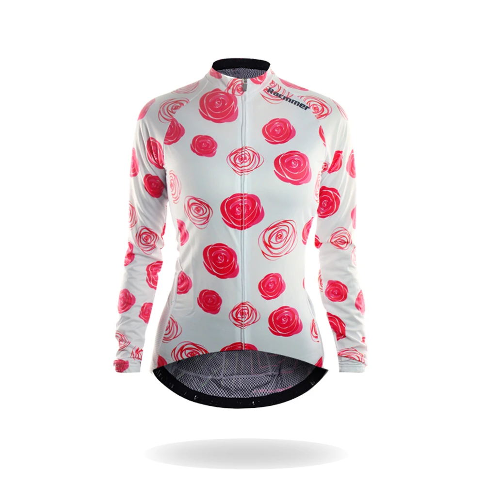 

Racmmer 2018 Long Sleeve Cycling Jersey Women Mtb Cycling Clothing Bicycle Ropa Maillot Ciclismo Sportwear Bike Clothes #WL-01