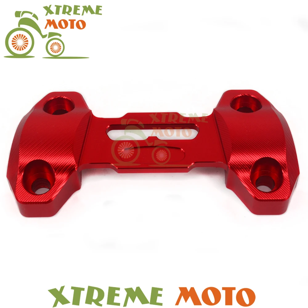 

Red High Quality Motorcycle HandleBar Handle Bar Fat Bar Riser Mount Clamp Top Cover For MT09 FZ09 MT-09 FZ-09 2013-2016 14 15