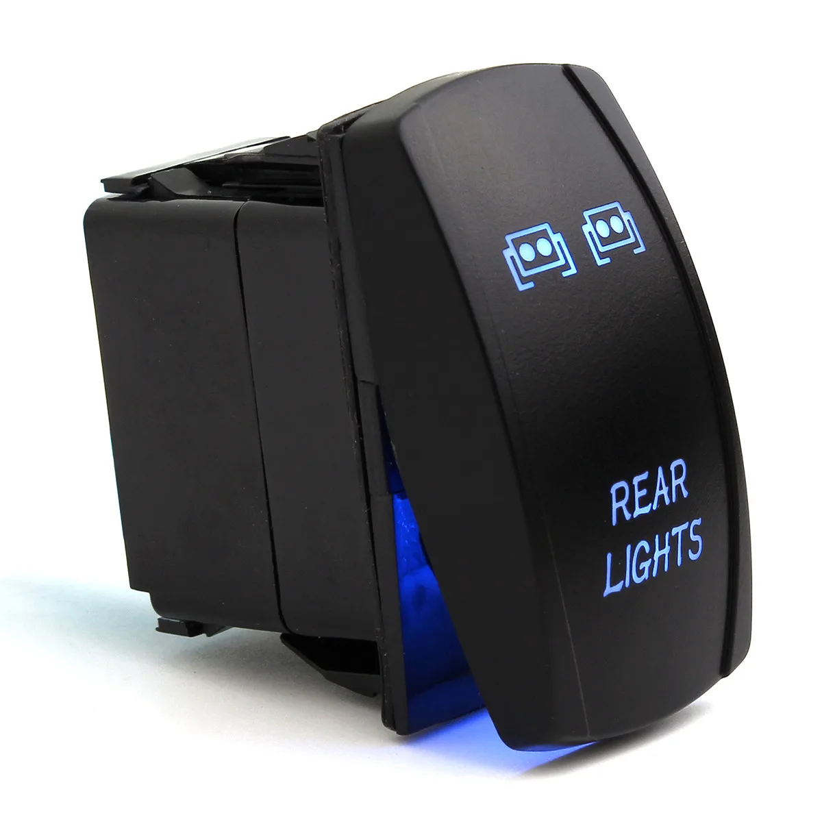 Blue LED Rocker Switch For Polaris RZR 4 900 1000 XP4 Backlit LED Rear ...