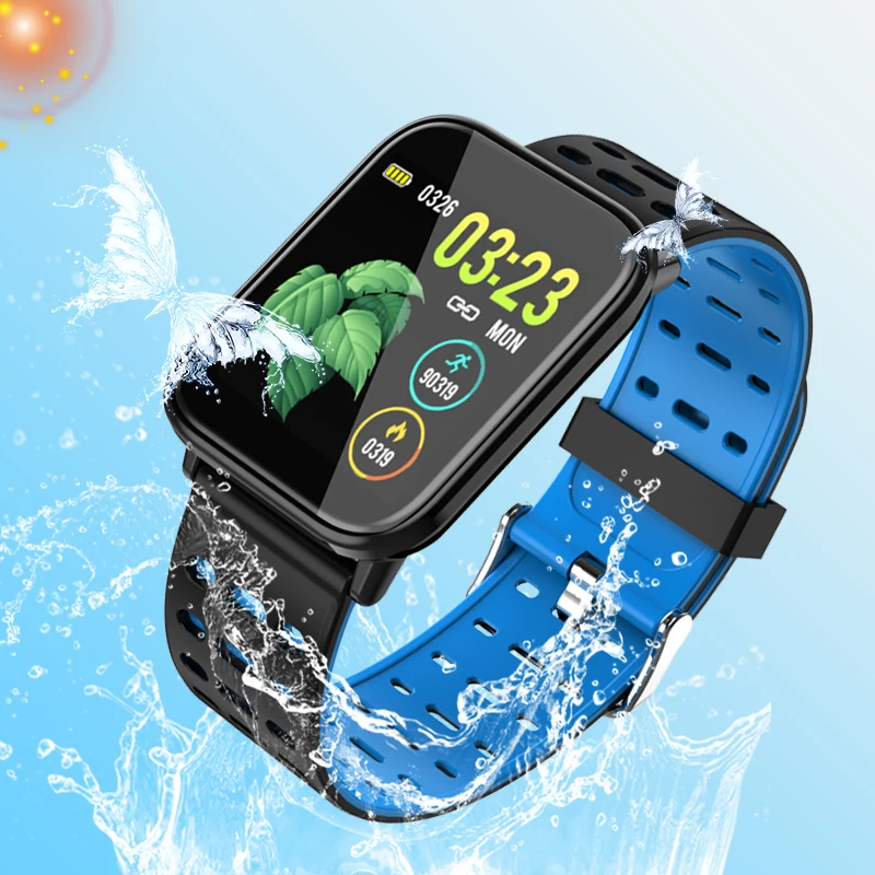 

New Fitness Sport Smart Bracelet Tracker Locator Blood Pressure Heart Rate Monitoring Support Android Mobile Phone Smart Band