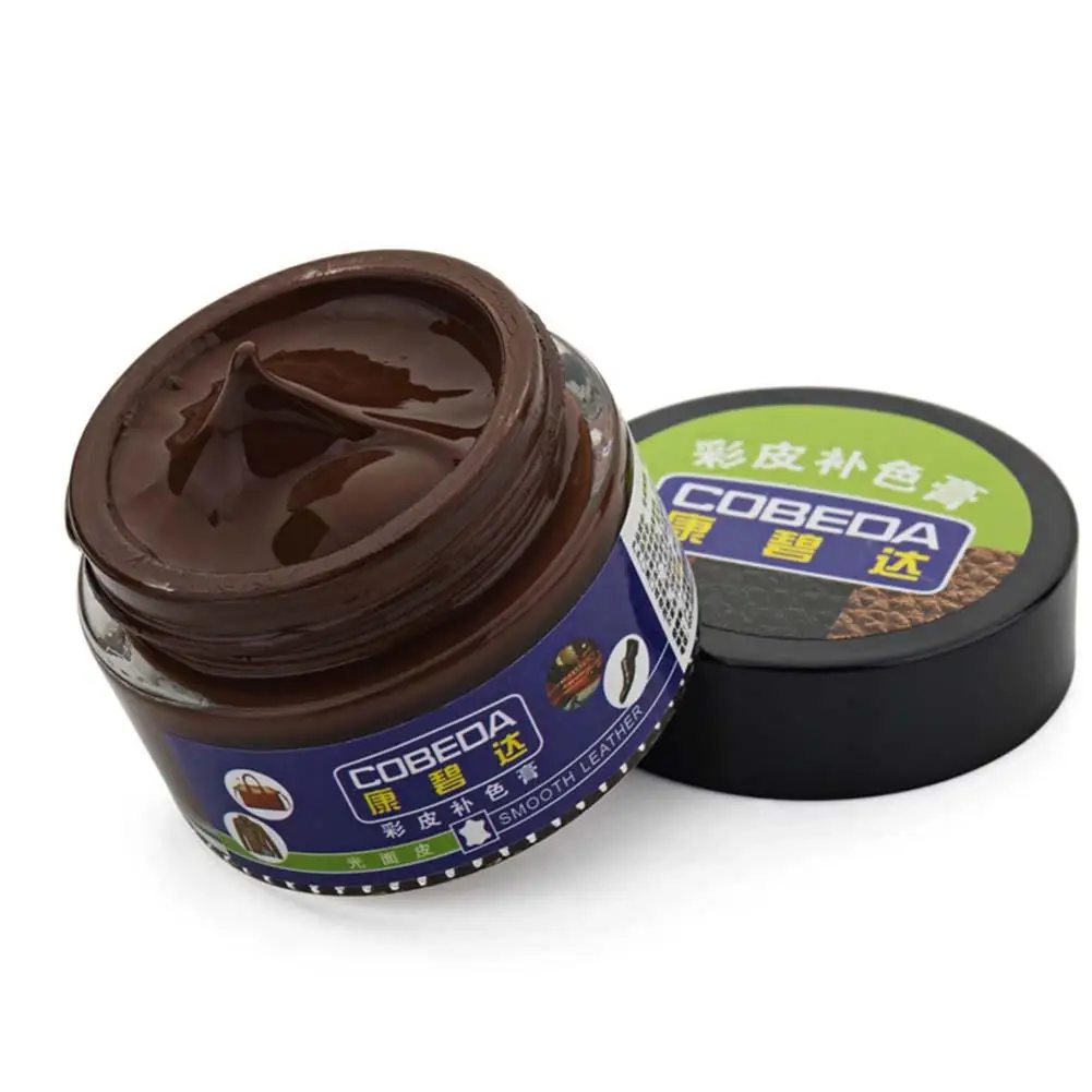 Dark Brown Автомобильный кожаный крем для ремонта, набор для автокресла, дивана, пальто, отверстия, царапины, трещины, рипы, уход, заполняют разрыв, эффективный дополнительный цвет - Цвет: Dark Brown