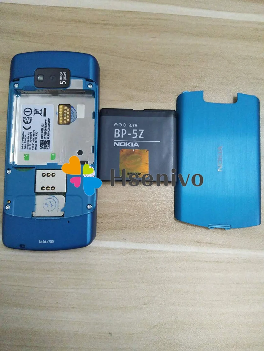 700 разблокированный телефон Nokia 700 3,2 'МП мобильный телефон Bluetooth wifi gps 512RAM+ 1 Гб rom отремонтированный