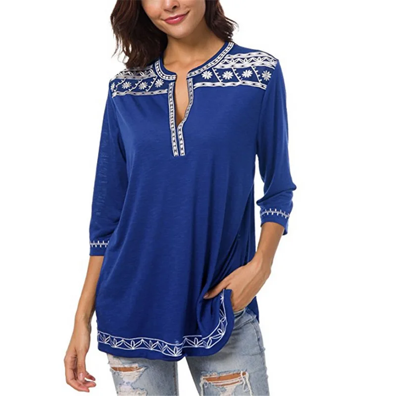 

Elegant Harajuku T-Shirts Summer Top Tshirt Print Fashion T Shirt Women Tops Tee Clothes Haut Femme Plus Size 5XL Vintage V-Neck