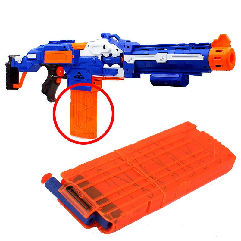 18 Dart Quick Reload Clip System Darts for Nerf N-strike Elite Toy Gun