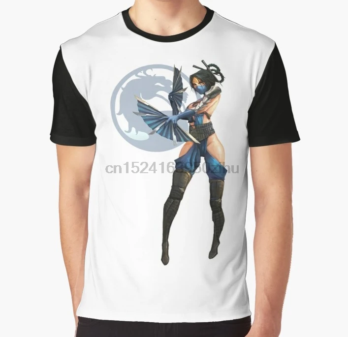 

All Over Print T Shirt Men Funny tshirt Kitana Graphic T-Shirt