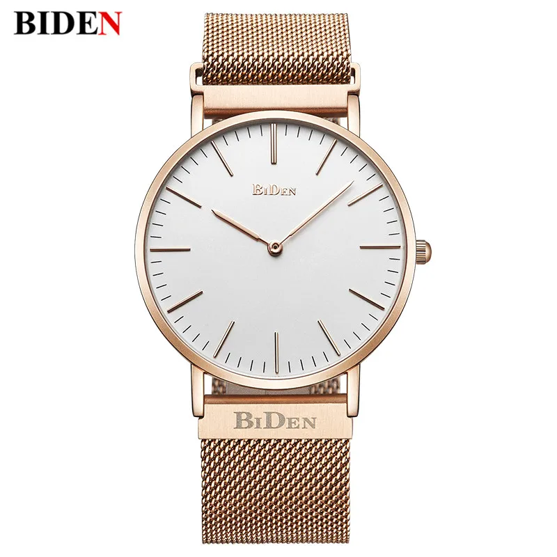 

Famous Brand Rose Gold Casual Quartz Watches Men Soft Magnet Steel Mesh Watch Strap Men Watches Dress Men Clock Relogio Feminino