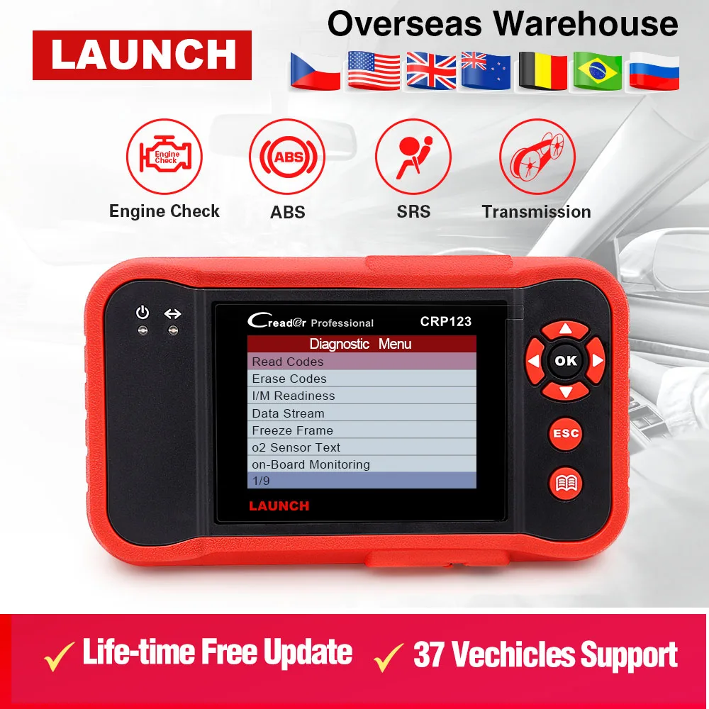 2018 Top selling Launch CRP123 Update Online LAUNCH X431 Creader CRP123