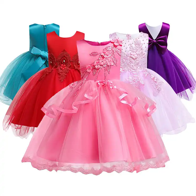 Boda Vestidos Para Nina De 3 10 Anos Princesa Flor Esponjosa De Malla Vestido De La Muchacha Del Bebe Ropa De Los Ninos De La Fiesta De Cumpleanos De Princesa Cl Aliexpress