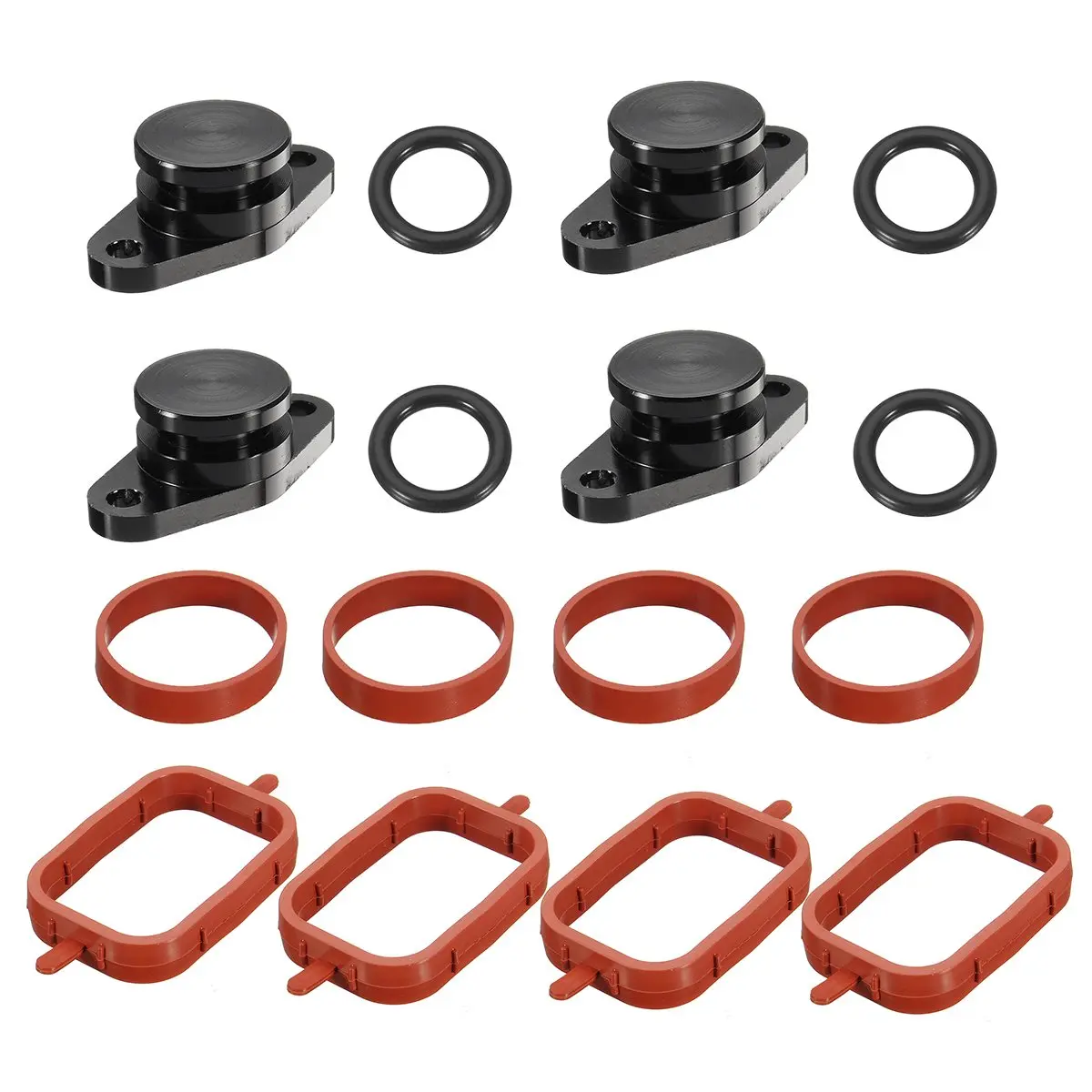 4x 22mm For BMW for Diesel Swirl Flap Blanks Repair With Intake Manifold Gaskets