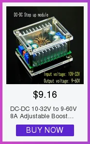 5А Регулируемый понижающий модуль питания 6 В-32 В до 0-32 в ЖК-дисплей NC