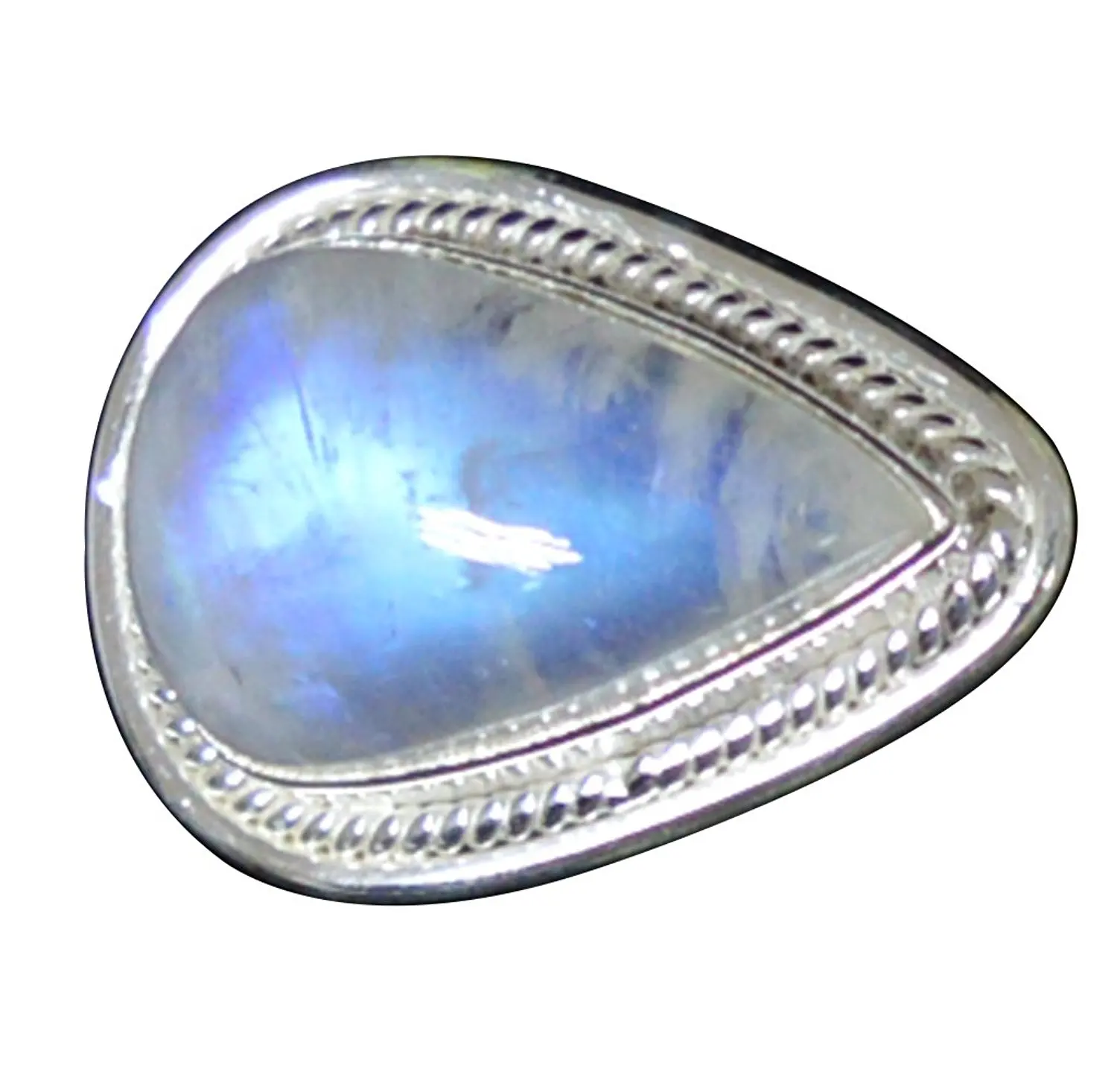 

Lovegem Nature Rainbow Moonstone Ring 925 Sterling Silver,Size: 6.75 , AR2883