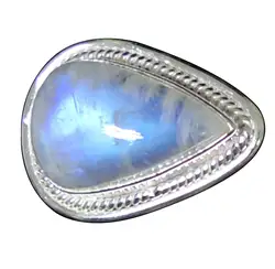 Lovegem природа Радуга Лунный камень кольцо 925 пробы серебро, размер: 6,75, AR2883