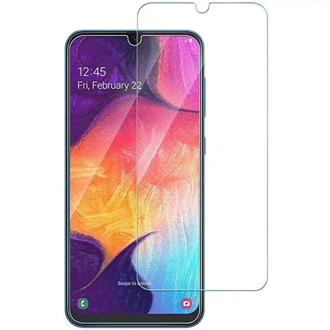 Защитное стекло для Samsung Galaxy A20 A40 A70 закаленное 2.5D | Мобильные телефоны и
