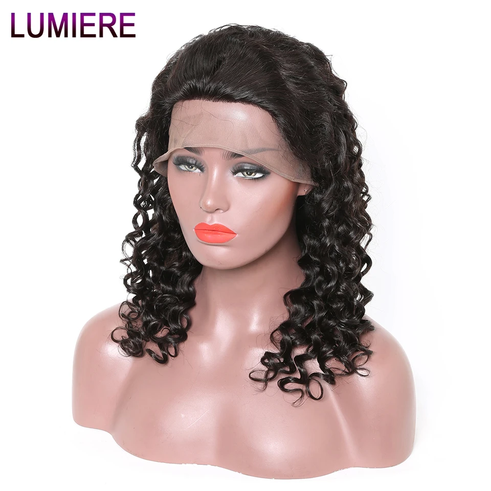 Lumiere Hair Malaysia Human Hair Wigs Loose Wave 360 Lace Frontal Hair Wig 150 Density Remy