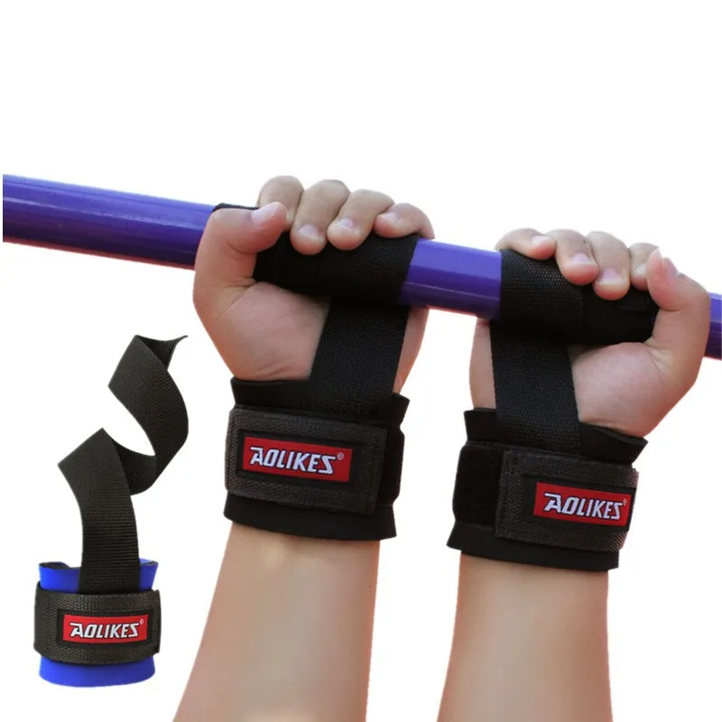 1 Pair font b Weight b font font b Lifting b font Grip belt gym with