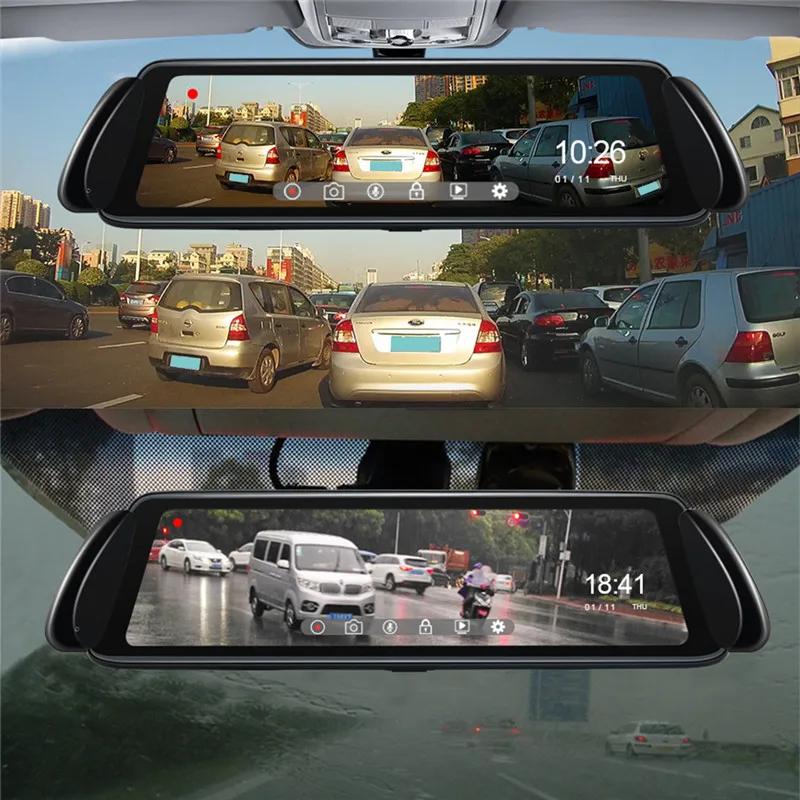 Tefanball Stream Media Car Recorder 10 &quotАвтомобильный видеорегистратор Камера заднего вида FHD