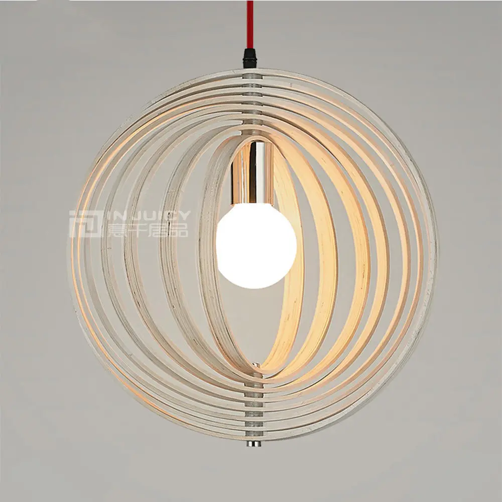 American Wood Loft Corridor Restaurant E27 LED Pendant Ceiling Lamp Hanging Light Bedroom Decor Droplight Chandelier Cafe retro vintage u shaped resin loft corridor cafe restaurant bar store ceiling lamp hanging light droplight chandelier home decor