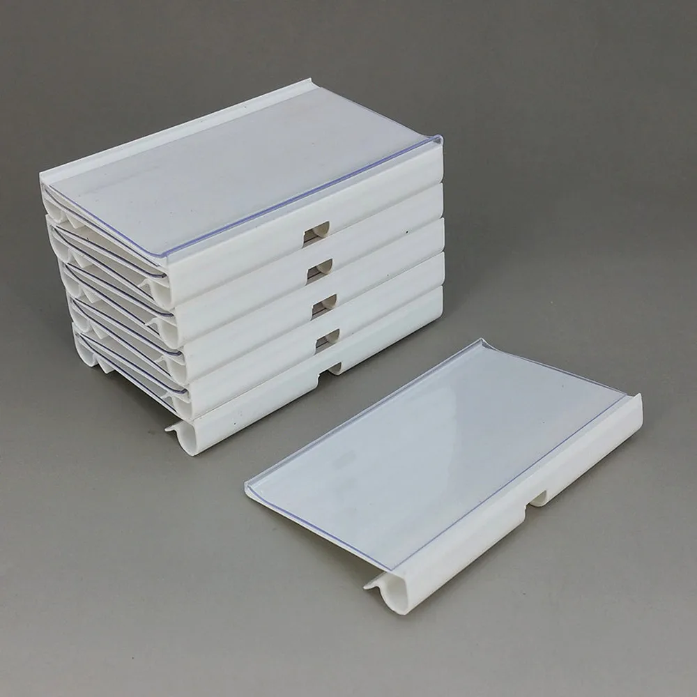 6/8/10x4/4.5cm PVC Plastic Price Tag Sign Label Display