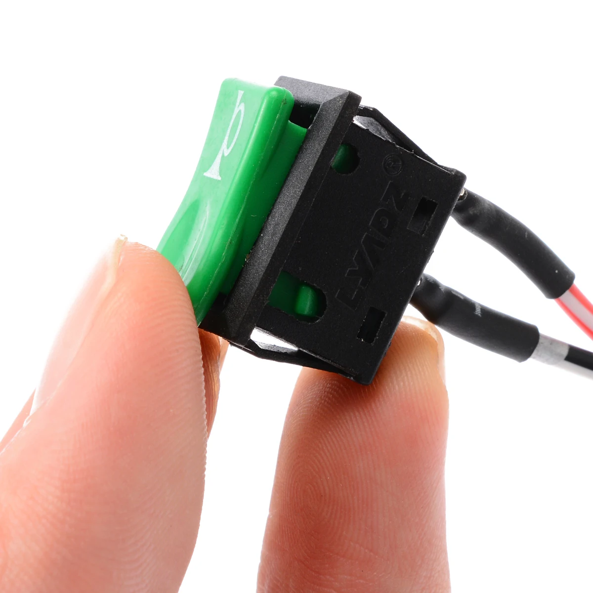 Hot Universal Car Horn Switch Button E-bike Motorcycle Horn Momentary Push Switch Green ABS Plastic