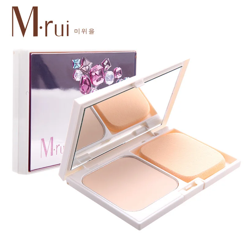 

MRUI Matte Powder Oil-Control Brighten Silk Makeup Antioxidant Skin Cosmetics Powder Foundation Makeup Palette Face Make Up