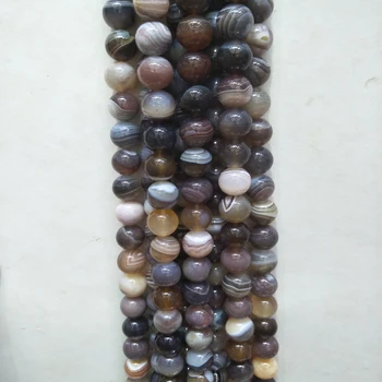 

10mm 12mm Real Natural Persian Gulf Agates Stone Beads For Jewelry Charm Bracelet Making Round Loose Gem Stone Beads Strand 15''
