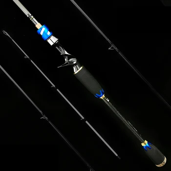 

Carbon Telescopic Fishing Rod Portable 4 Sections Travel Spinning Baitcasting Rod ML M MH 6KG Weight Casting Lure 1.8m 2.1m S4