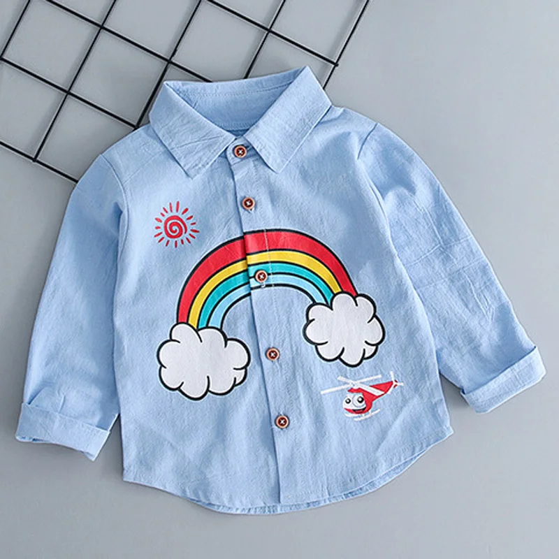 Комплект одежды для маленьких мальчиков, Детская футболка Топы и штаны комплект одежды для маленьких мальчиков одежда с длинными рукавами и радугой для детей 0-3 лет