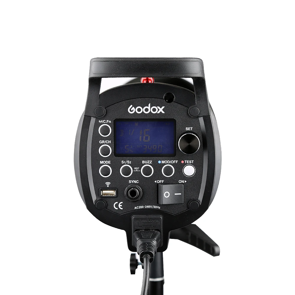 Godox быстрее серии QT-1200IIM высокое Скорость синхронизации Godox 2,4G Беспроводной X Системы профессиональная студийная вспышка Мощность Max 1200WS GN102