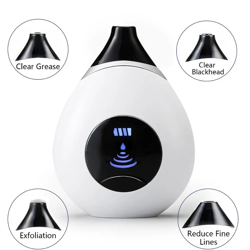

Noily Pore Vacuum Blackhead Remover Acne Pimple Removal Vacuum Suction Tool Face Clean Facial Diamond Dermabrasion Machine