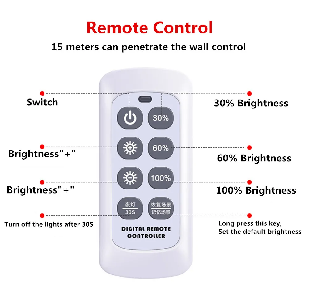Segurança à Prova Água para Jardim Luz de Rua Luz de Parede ao ar Controle Remoto Escurecimento Solar Led Livre Lâmpada Dwaterproof Caminho 20 3 Controle remoto escurecimento luz de rua solar