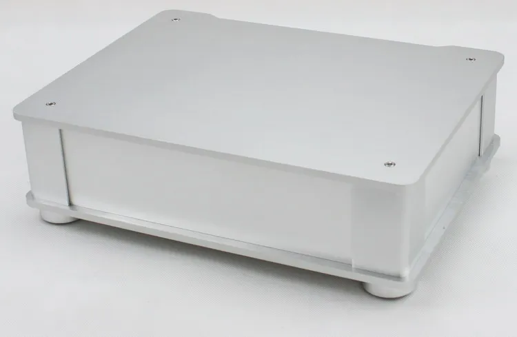Full Aluminum Audio Amplifier Chassis/ Preamp Enclosure/ Tube Amp Box/ DAC Case 326*82*245mm With Aluminum Machine Feet