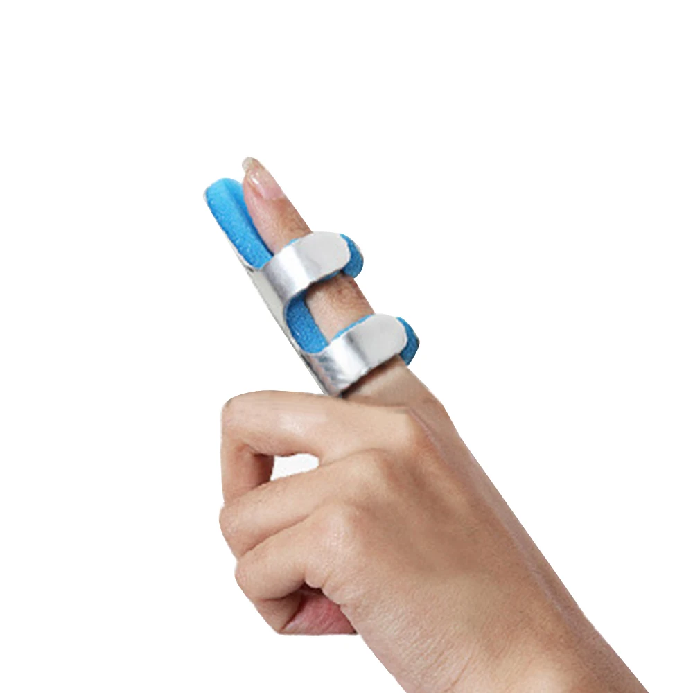 

Padded Frog Type Finger Splint Blue Finger Support