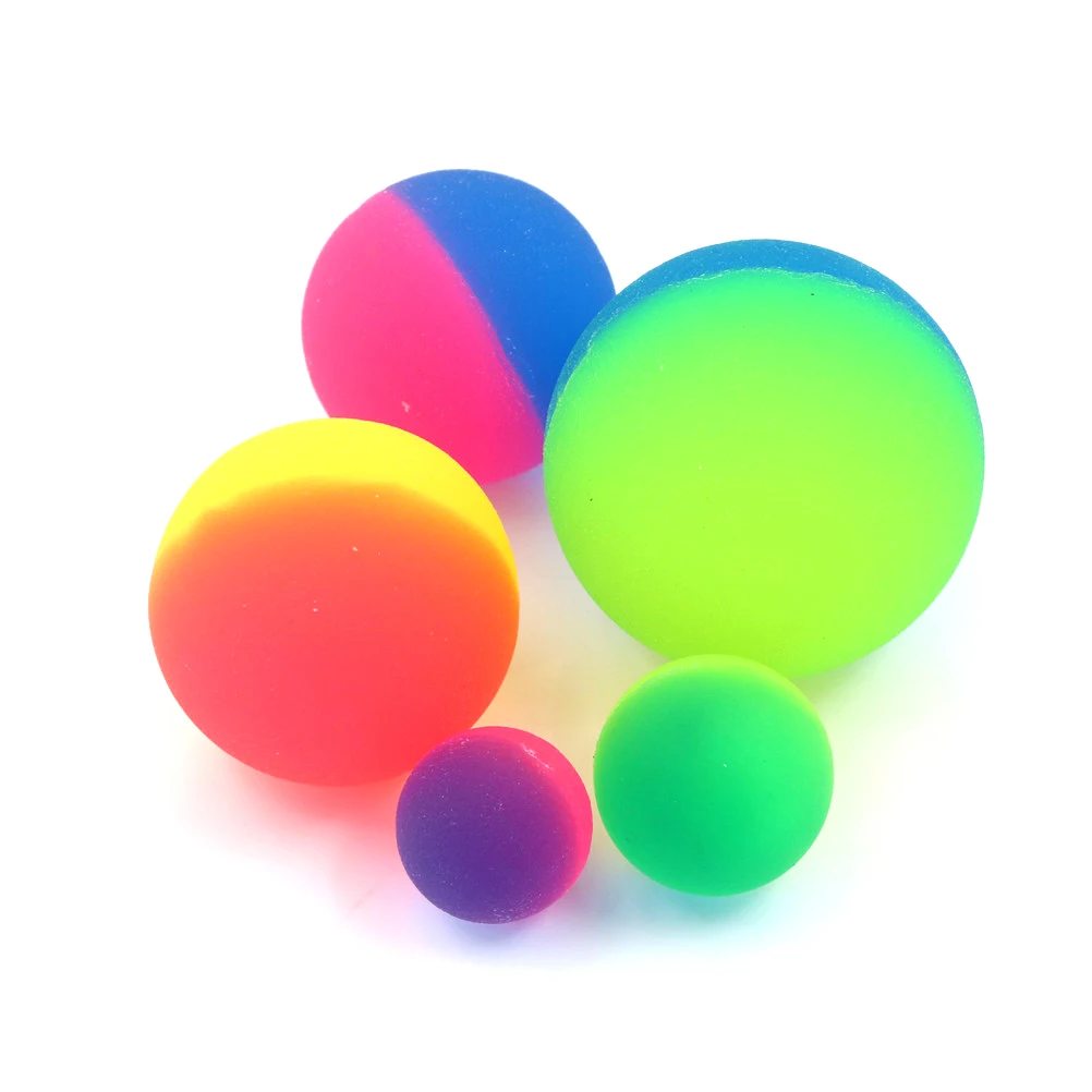Cute Luminous Children Toy Ball Colored Boy Bouncing Ball Rubber Kids