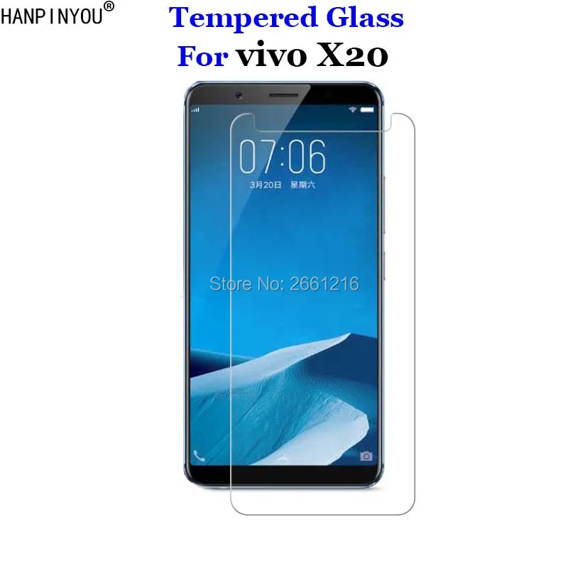 Закаленное стекло 9H 2.5D для vivo X 20 Премиум Защитная пленка X20 X20A 6 01&quot|Защитные