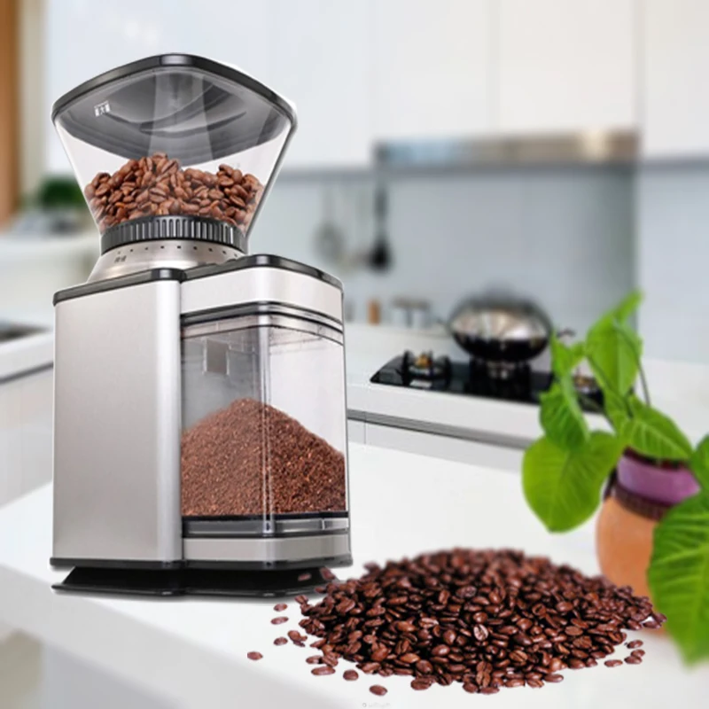  Electric Coffee Bean Machine Automatic Coffee Grinder Kitchen Salt Pepper Grinder Maker Powerful Be - 32997823754