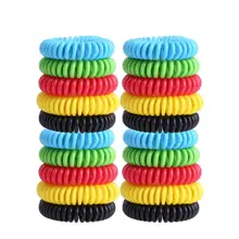 США Противомоскитный браслет Ошибка отталкивать наручные часы с ремешком на лодыжке браслет репеллент от насекомых