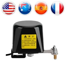 G1/2 дюймов Электрический руку газовый клапан 1.6MPa Автоматического Манипулятора запорным клапаном водопровода устройство безопасности жидкости клапан