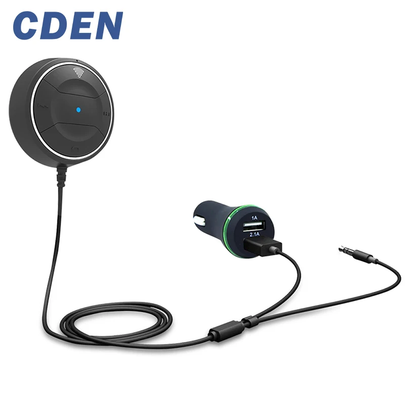 CDEN беспроводной автомобильный Bluetooth приемник с двумя USB портами|usb car kit|car kit