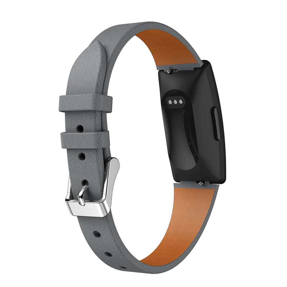 Новое поступление сменные часы ремешок для Fitbit Inspire HR Band короткий кожаный ремешок для часов Ремешок