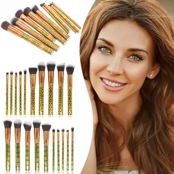 

10pcs Professional Makeup Brushes Set Foundation Powder Eyebrow Eyeshadow Cosmetic Brushes Beauty Make Up Brush Maquiagem