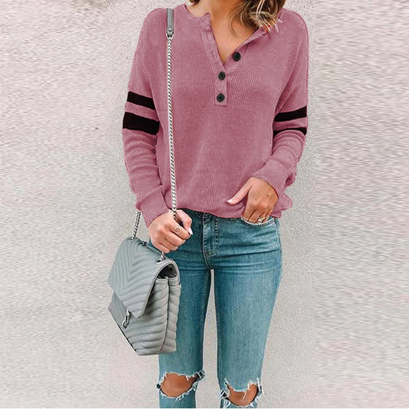 S-2XL Women Tunic Blouse Shirt 2019 Autumn Long Sleeve Blouses And Tops With Button Women's Clothing Female Patchwork Blusa Tops