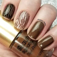 BeautyBigBang 9 мл штемпелюя лак для стемпинга лак для дизайна ногтей штамповочная пластина Коричневый Черный Цвет гель лак для ногтей