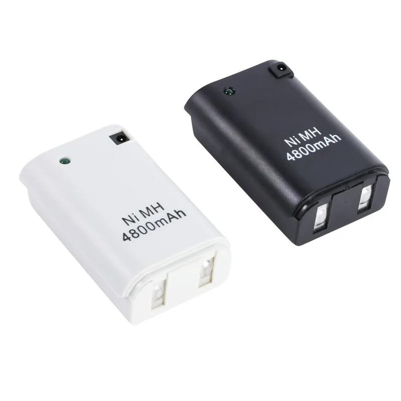 

EDAL 1Pcs 4800mAh Battery Pack + Charging Cable for Xbox 360 Wireless Controller Batteries Pack For Microsoft Xbox 360