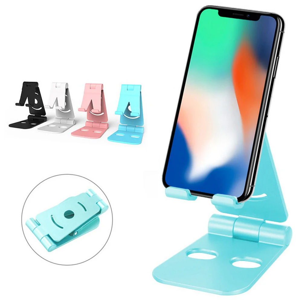 

Universal Adjustable Mobile Phone Holder for IPhone Android Tablet Phone Bracket Foldable Plastic Folding Mobile Phone Holder