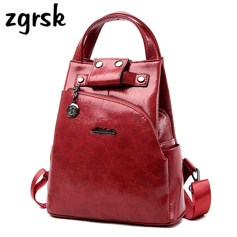 

Ladies For Women Luxury Student Solid Pu Zipper Lock Black Fashion School Backpacks For Teenagers Sac A Dos Travel Bookbags