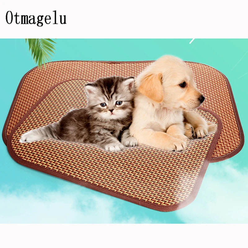 

Foldable Pet Pad Summer Cooling Mat Dog Beds Mat Pet Ice Pad Cool Cold Moisture Proof Easy Clean Mattress Cushion Puppy Sleeping