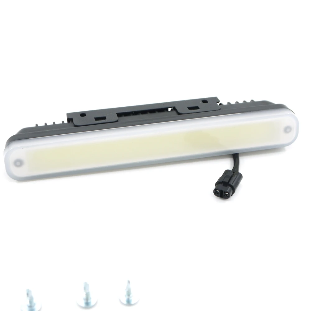 Eonstime 2 шт. 8 Вт 6000K COB светодиодный светильник с Водонепроницаемый DRL Дневной светильник автомобильных ламп, клевые автомобильные подушки для укладки волос 12 V/24 V функция отключения E4