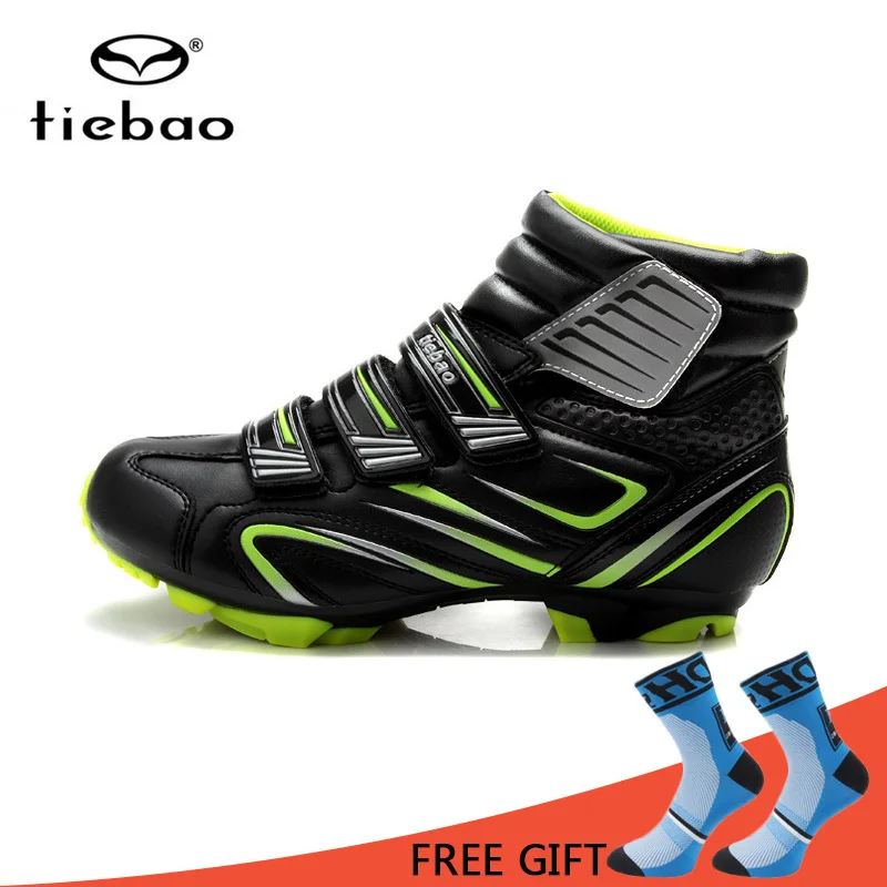 

Tiebao Cycling Shoes Women Men Winter Windproof Cycling MTB Bike Self-Locking Shoes Bicycle Boot Sapatilha Ciclismo Zapatillas