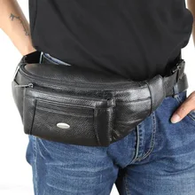 Натуральная кожа поясная сумка Для мужчин кожаные поясная сумка слинг Для мужчин сумка Для мужчин поясная сумка-мессенджер грудь обратно день пакет