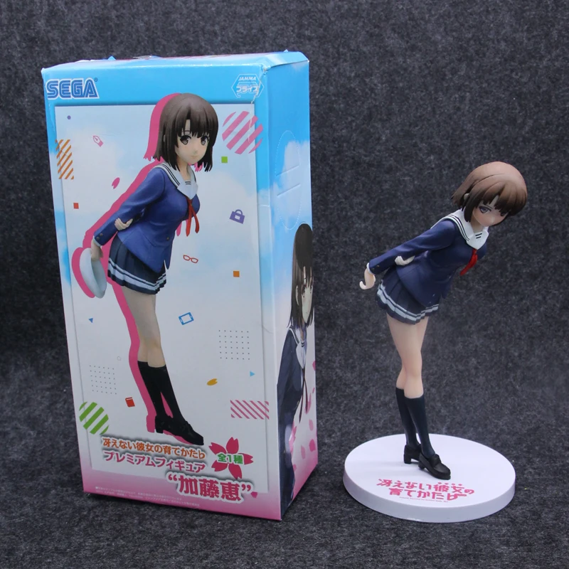Аниме Saenai Heroine No Sodatekata Katou Megumi 18 см сексуальная девушка униформа Ver ПВХ фигурка